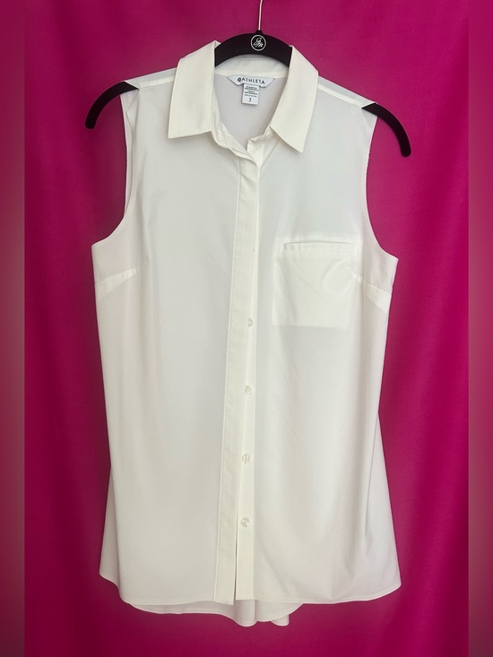 Athleta Tops - Athleta Sleeveless Urbanite Button-Front Blouse